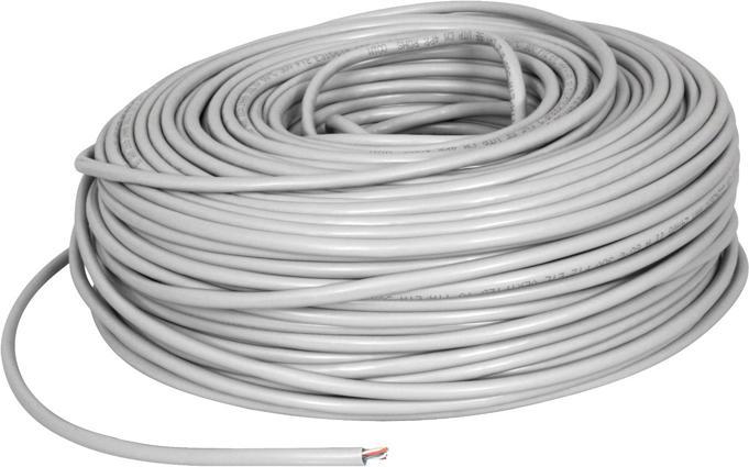 Produktbild Goobay CAT 5e Netzwerkkabel, U/UTP, Grau, 100 m (U/UTP, CAT5e, 100 m)