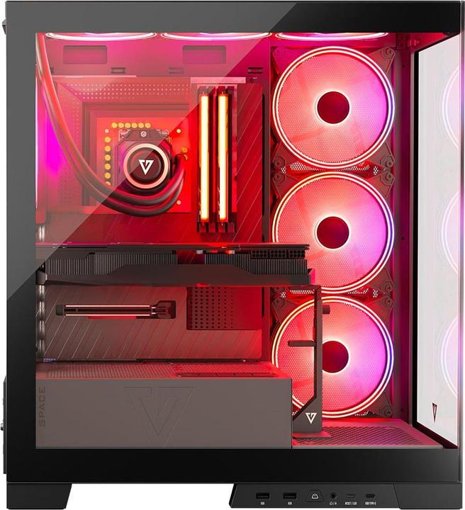 Image du produit Modecom Boîtier informatique Volcano SPACE APEX ARGB MIDI USB 3.0 X 2 CYPE-C (mATX, Mini-ITX)