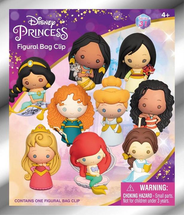 Produktbild Monogram Int. Disney 3D PVC-Taschenanhänger Ultimate Princess Series 31 Display (24)