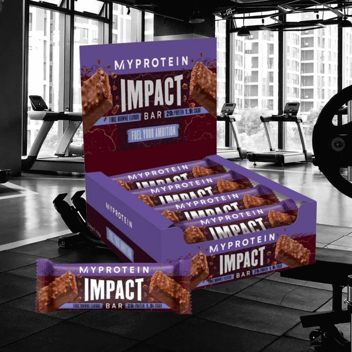 Actual product image MyProtein Impact Protein Bar (Fudge Brownie, 12 pcs., 768 g)