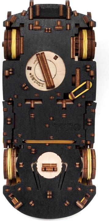 Produktbild Eco Wood Art 3D Holz Modellbausatz - Racing Car - Gelb (237 Teile)