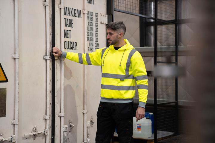 Immagine prodotto Korntex Felpa con cappuccio Hi-Vis (S)