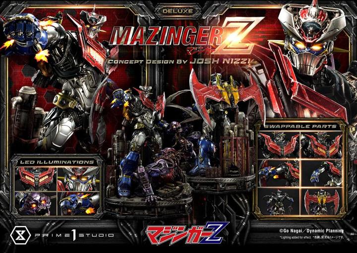 Actual product image Prime 1 Studio Mazinger Z statuette Ultimate Diorama Masterline Concept Design by Josh Nizzi Deluxe Version 69 cm