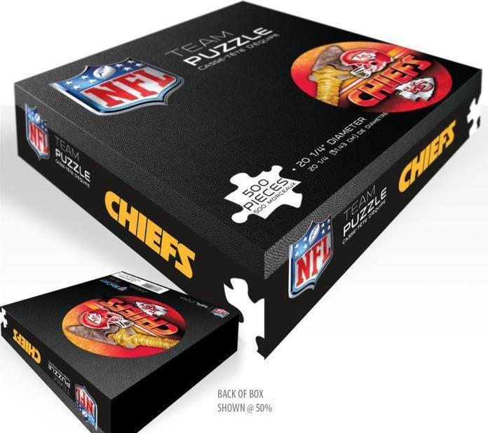 Actual product image NFL Kansas City Chiefs jigsaw puzzle - 500 pieces (500 pieces)