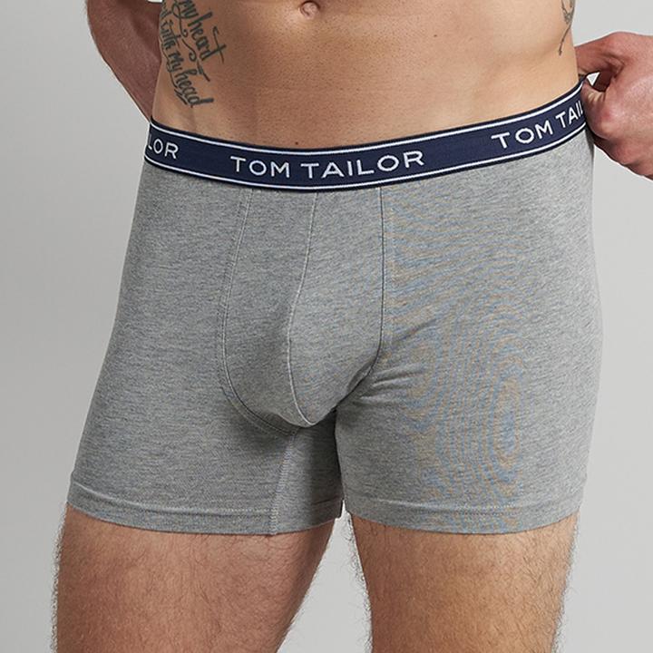 Produktbild Tom Tailor Herren Boxershorts Unterhosen langes Bein formstabil weich | 6 Stück (L, 6er Pack)