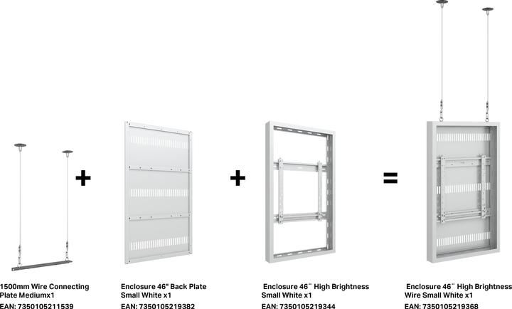 Image du produit Multibrackets High Brightness Monitor Rahmen, 46"/9344