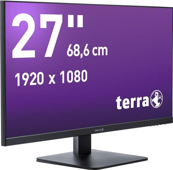 Produktbild Wortmann TERRA LCD/LED 2727W V2 black HDMI/DP/USB-C GREENLINE PLUS (1920 x 1080 Pixel, 27")