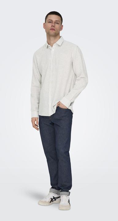 Produktbild Only & Sons Onscaiden Life Ls Stripe Linen 660 Noos (XS)