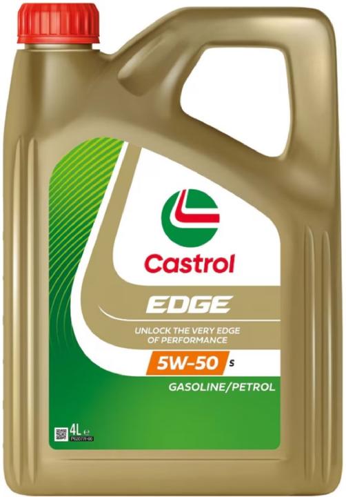 Actual product image Castrol Engine oil EDGE SUPERCAR with Fluid TITANIUM 5W-50 S (4 l, SAE 5W-50)