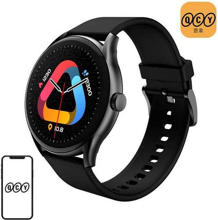 Actual product image QCY GT S8, Smoky Black