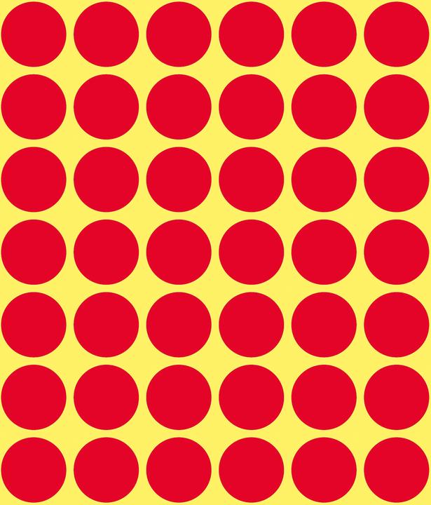 Produktbild Avery Zweckform Markierungspunkte, Durchmesser 18 mm, rot Inhalt: 1056 Etiketten