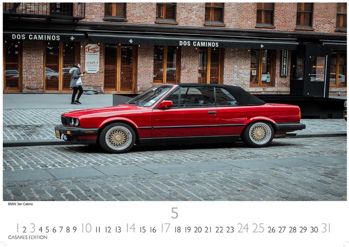 Produktbild BMW Classic Cars 2026 L 35x50cm (35 x 50 cm, Deutsch)