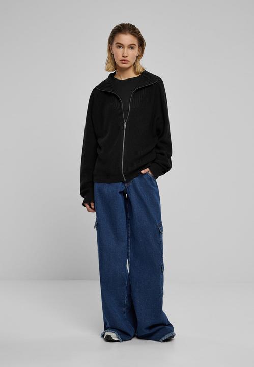 Image du produit Urban Classics Ladies Knitted Zip Cardigan - 126787 (5XL)