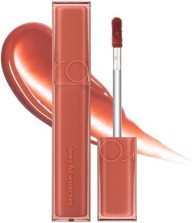 Actual product image Rom&Nd Dewyful Water Tint Lip Gloss Longlasting Lip Tint Moisturising Natural Gloss MLBB 0.18 fl oz - Salty (Salty Peach)