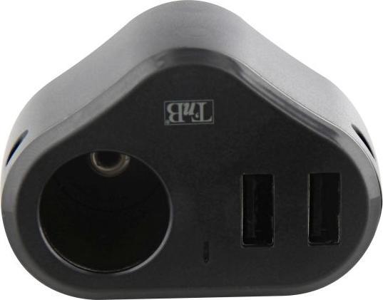 Image du produit T'nB Adaptateur de charge USB+ prise norme DIN