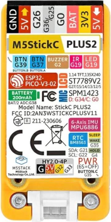 Produktbild M5Stack Development Kit M5StickC Plus2 ESP32-pico