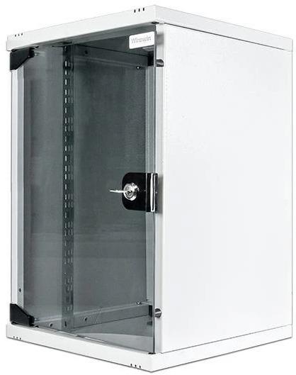 Actual product image Wirewin Wall cabinet WCAB 10 312X300X6U 10 / 6U / Black (5.71 RU, 10 inch rack)