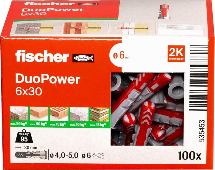 Image du produit Fischer Fiches universelles (100 pcs)