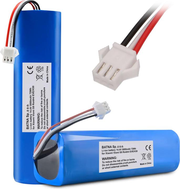 Image du produit Xiaomi Batterie Roidmi Eve/H30 H18650CH-4S2P 5000mAh 14.4V 72Wh
