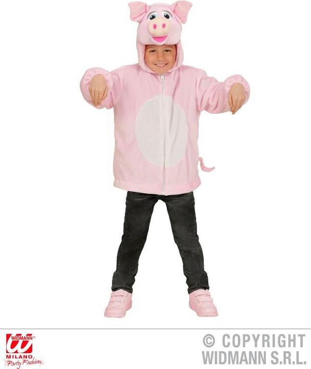 Produktbild Widmann SCHWEIN SOFT PLÜSCHKOSTÜM (Jacke mit Kapuze), 104 cm / 2-3 Years (98)