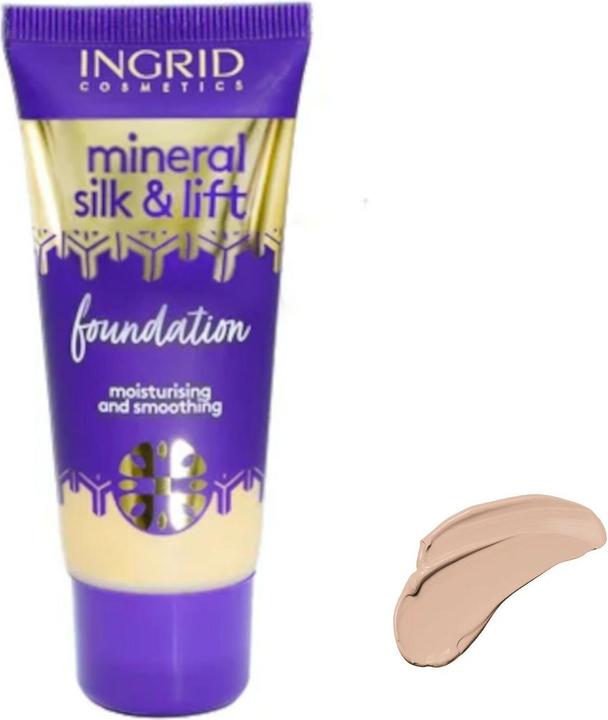 Actual product image Ingrid Cosmetics INGRID Mineral Silk & Lift podkład nawilżająco-wygładzający 029 Light Porcelain 30ml (29)