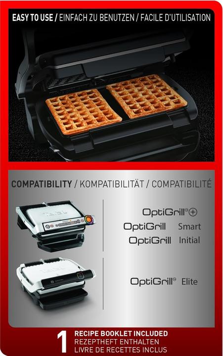 Produktbild Tefal OptiGrill+ Waffelplatten