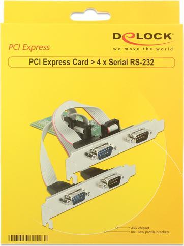 Image du produit Delock PCIe 4x D-Sub9