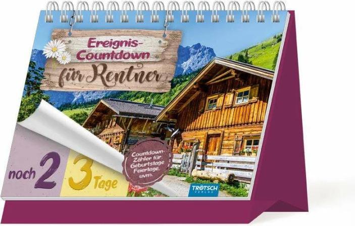 Immagine prodotto Event-Countdown Ereignis-Countdown für Rentner (Tedesco, Trötsch Verlag GmbH & Co KG, 2022)