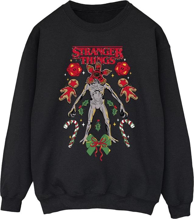 Netflix Stranger Things Christmas Demogorgon Sweatshirt (M)