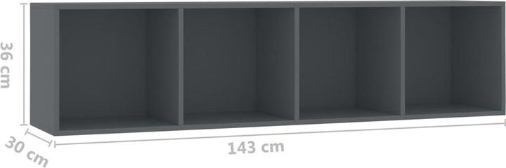 Produktbild VidaXL Bücherregal (143 x 30 x 36 cm)