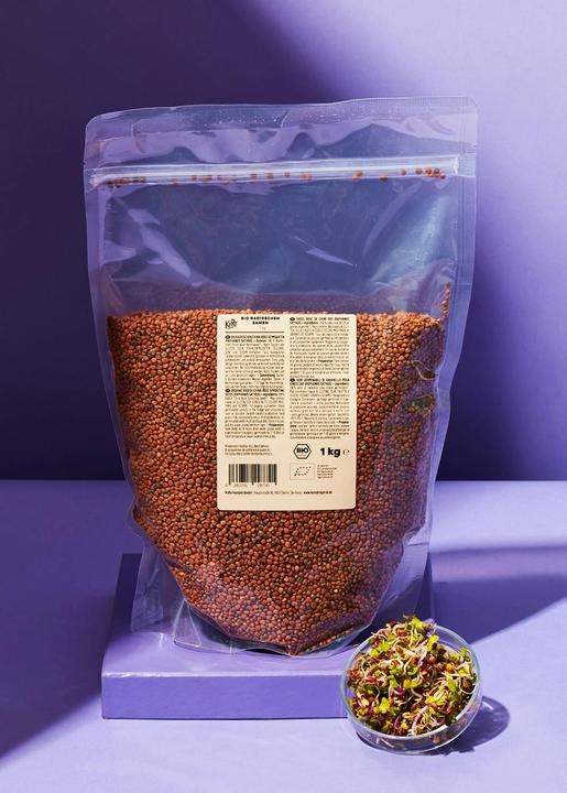 Produktbild KoRo Bio Radieschen China Rose Keimsaaten (Raphanus Sativus) (1000 g)