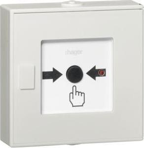 Hager Wireless push-button alarm TG558B