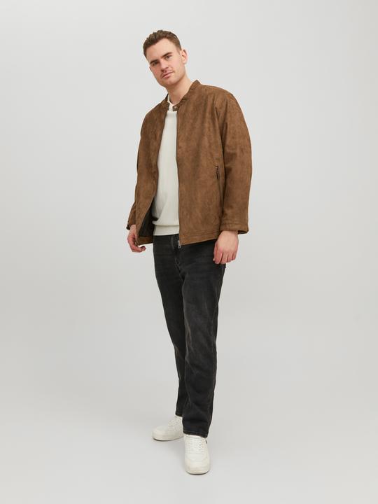 Immagine prodotto Jack & Jones Giacca in ecopelle a taglie forti (4XL)