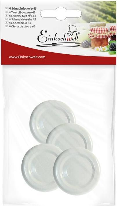 Dosen-Zentrale Twist-off Deckel (4 Stk., 0.24 l)