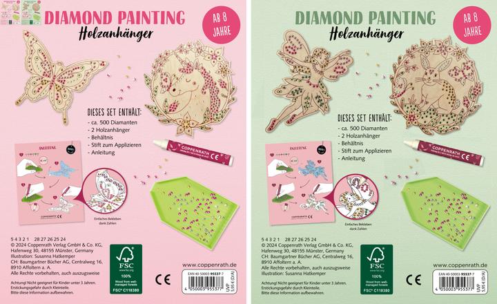 Produktbild Die Spiegelburg Holzanhänger Diamond Painting