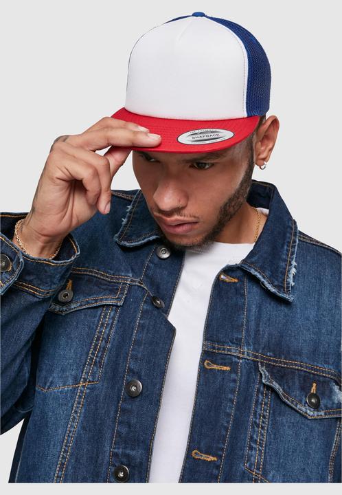Actual product image Flexfit Foam Trucker with White Front (One size)