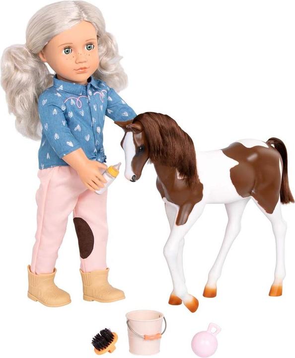 Produktbild Our Generation OG - Puppe Yanira 46cm mit Fohlen