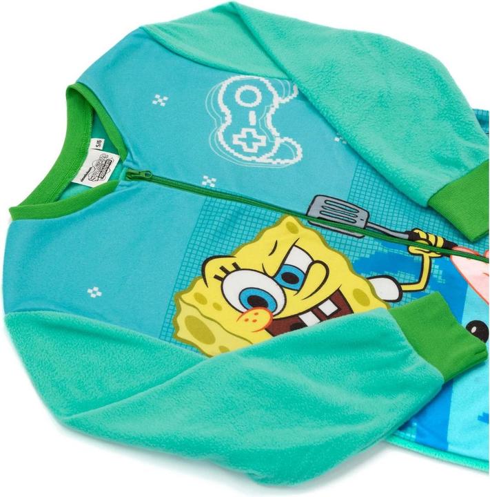 Actual product image Spongebob Squarepants Childrens/Kids Attack Mode Sleepsuit (116)