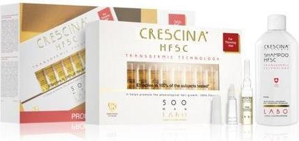 Immagine prodotto Crescina Set ricrescita transdermico 500 per uomo - Prodotti per la perdita dei capelli (Set per la cura dei capelli)