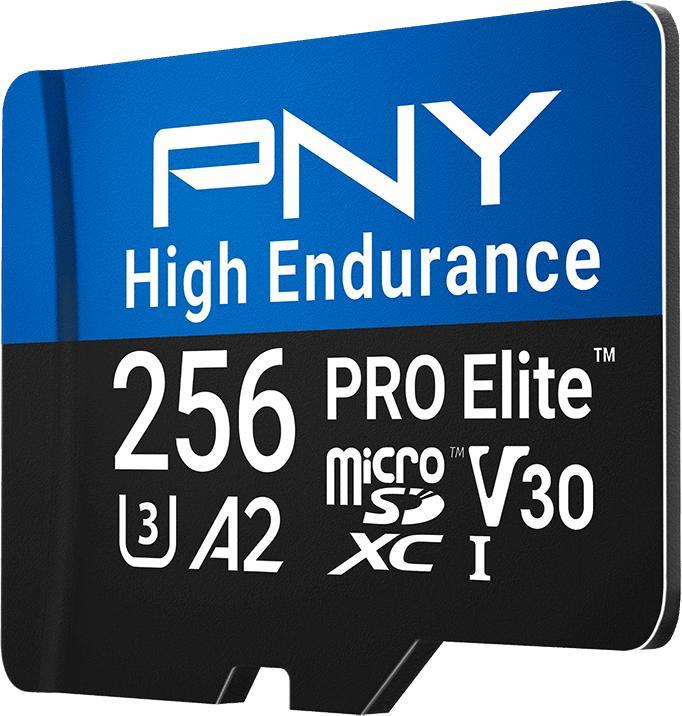 Image du produit PNY Microsd Pro Elite High (256 Go, microSDXC, U3, UHS-I)