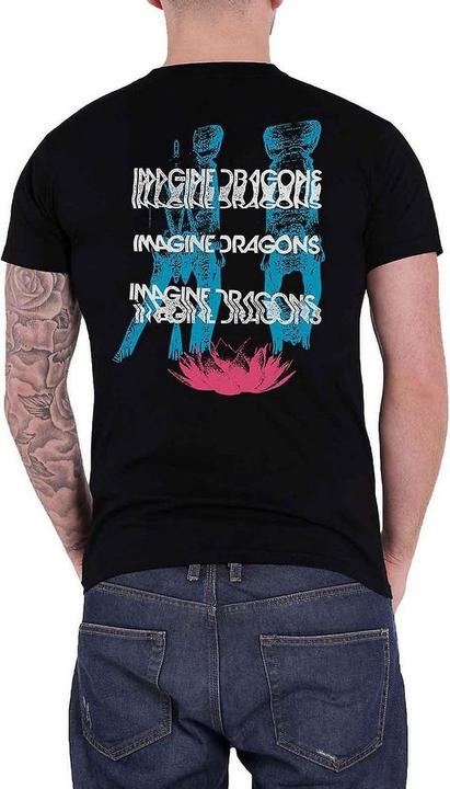 Immagine prodotto Imagine Dragons Maglietta unisex per adulti in cotone Glitch (XL)
