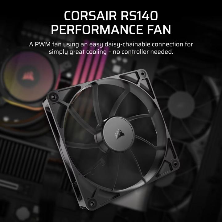 Actual product image Corsair RS140, 140mm Fan, Single Pack (140 mm, 1 x)