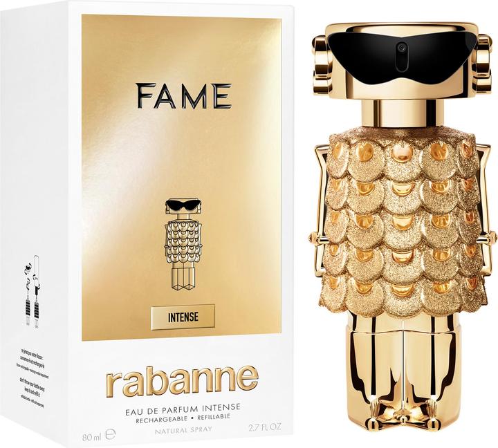 Paco Rabanne Fame Intense Eau De Parfum Spray 80ml Nachfüllbar (Eau de Parfum, 80 ml)