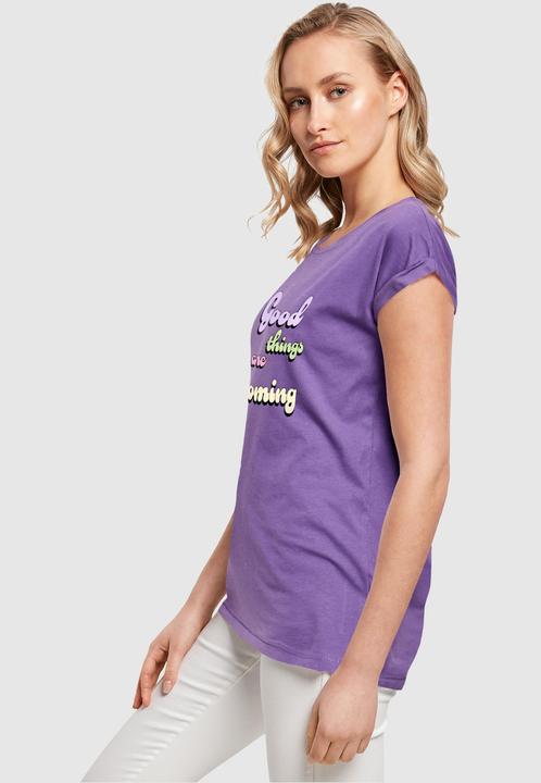 Actual product image Merchcode Ladies Good Things Extended Shoulder Tee - 112623 (S)