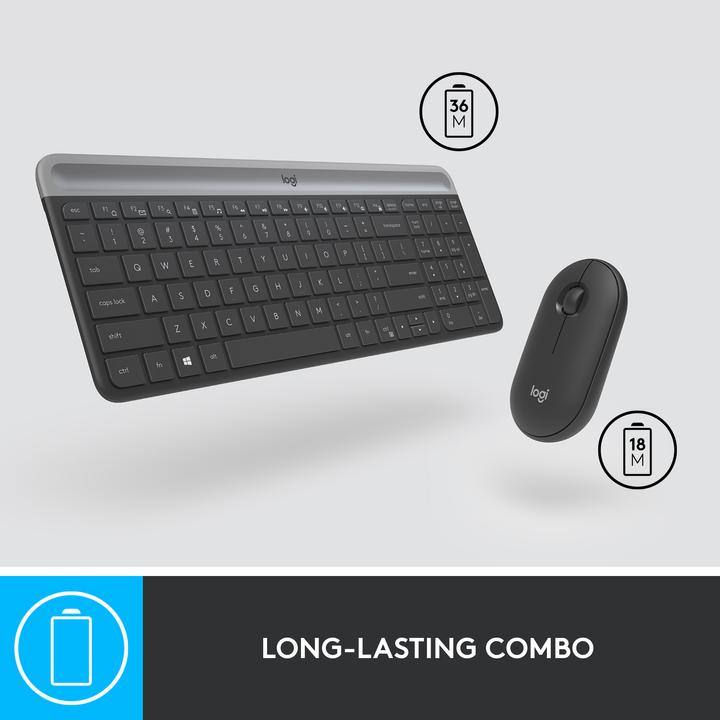 Produktbild Logitech MK470 Combo (CH, Kabellos, Docking)