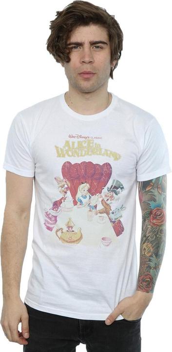 Immagine prodotto Disney Alice In Wonderland Retro Poster Maglietta Uomo (L)