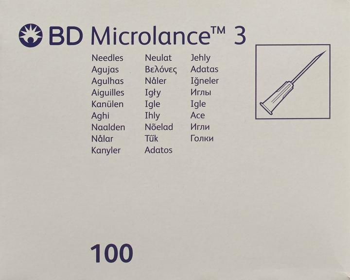 Immagine prodotto BD Microlance 3 Cannula per iniezione 0,50x16mm arancione 100 pz.