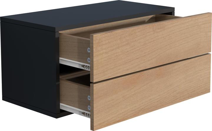 Produktbild VCM Holz Wandschublade Nachtschrank Wandboard Schublade Konsole Nachttisch Usal L 60 cm (60 x 32 x 32 cm)