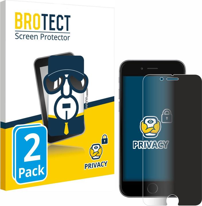 Actual product image BROTECT Anti-spy privacy film Blue light protection film (2 Piece, Apple iPhone 6s)