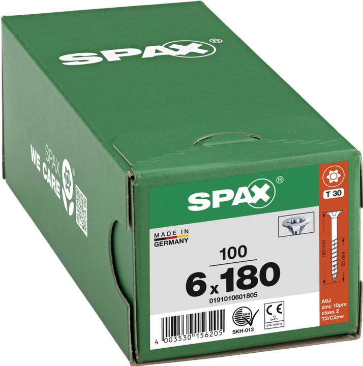 Produktbild Spax Spanplattenschrauben (100 Schrauben pro Stück)